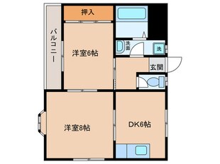 栄グランドハウスの物件間取画像